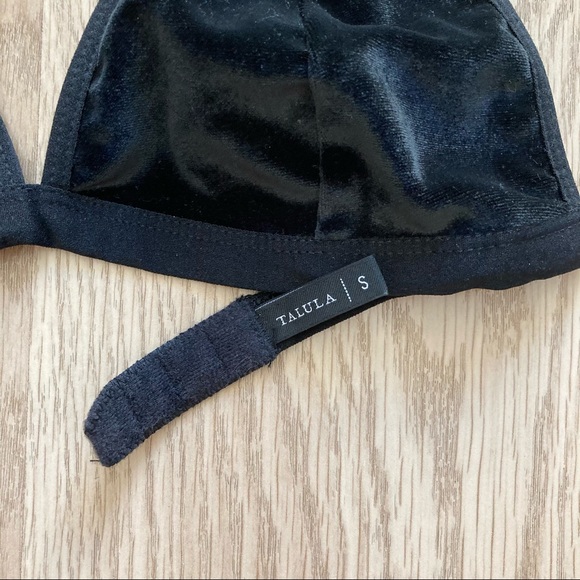 [Sold off app] Talula Velvet Bralette - Picture 2 of 4